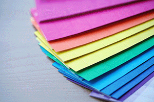 印刷イメージのカラーチャート